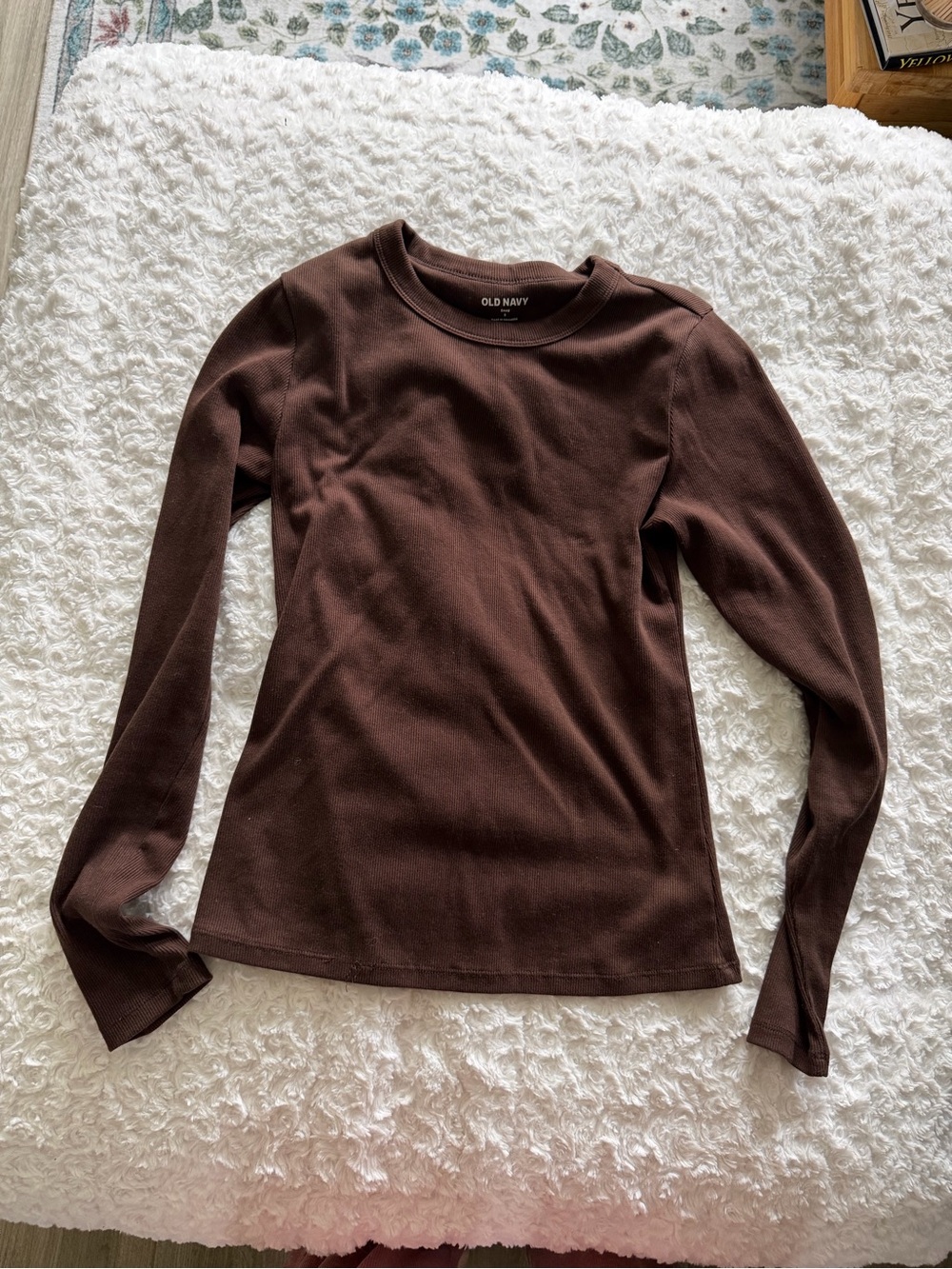 Ribbed long sleeve basic